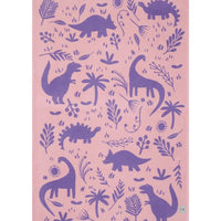 ChappyWrap Dino Lavender Midi Blanket