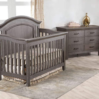 Pali Como Arch Forever Crib + Double Dresser Set