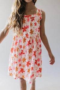 Mila & Rose Ruffle Cross Back Dress- That's So Retro