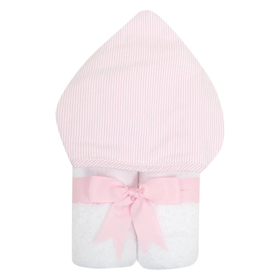 3 Marthas Seersucker Stripe Hooded Towel