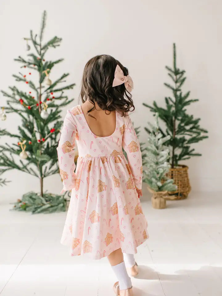 Ollie Jay Gwendolyn Dress in Gingerbread Christmas Dress