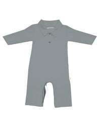 Gunamuna Collared Jumpsuit Sage