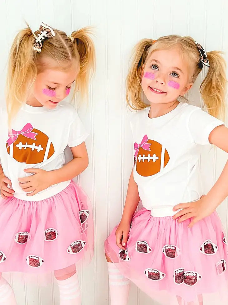 Sweet Winks Glitter Football Hair Clip