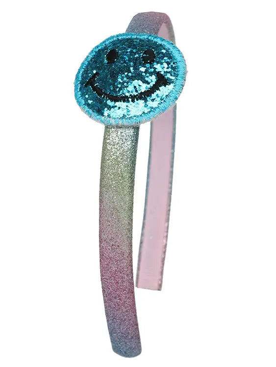 Sparkle Sisters Smile Headbands - Blue or Hot Pink