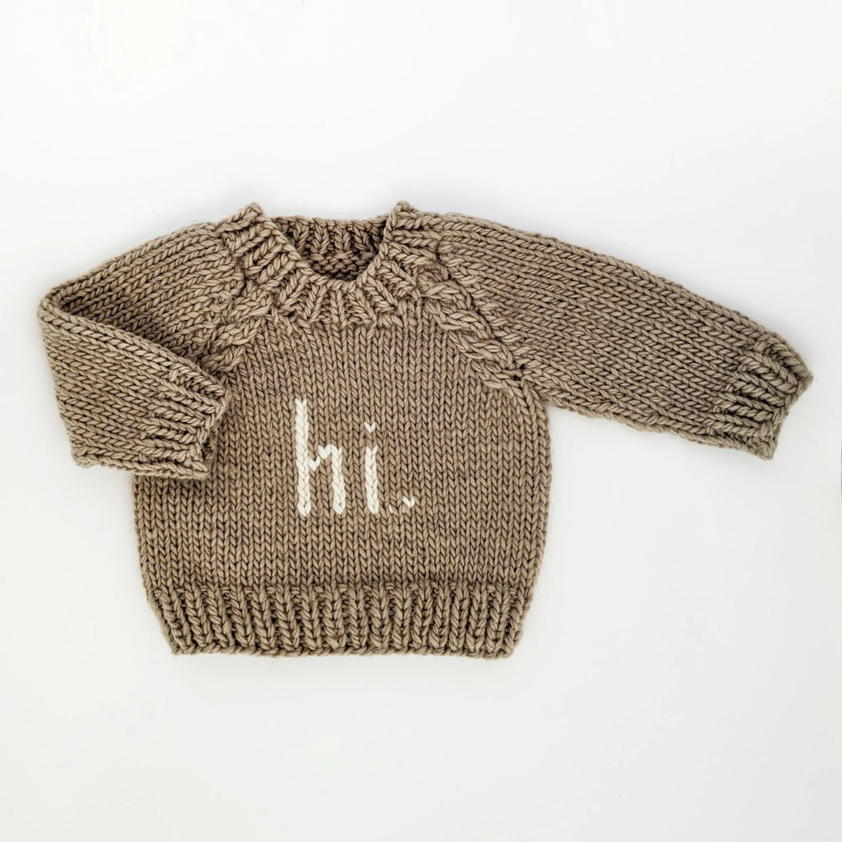 Huggalugs "hi" Crew Neck Sweaters