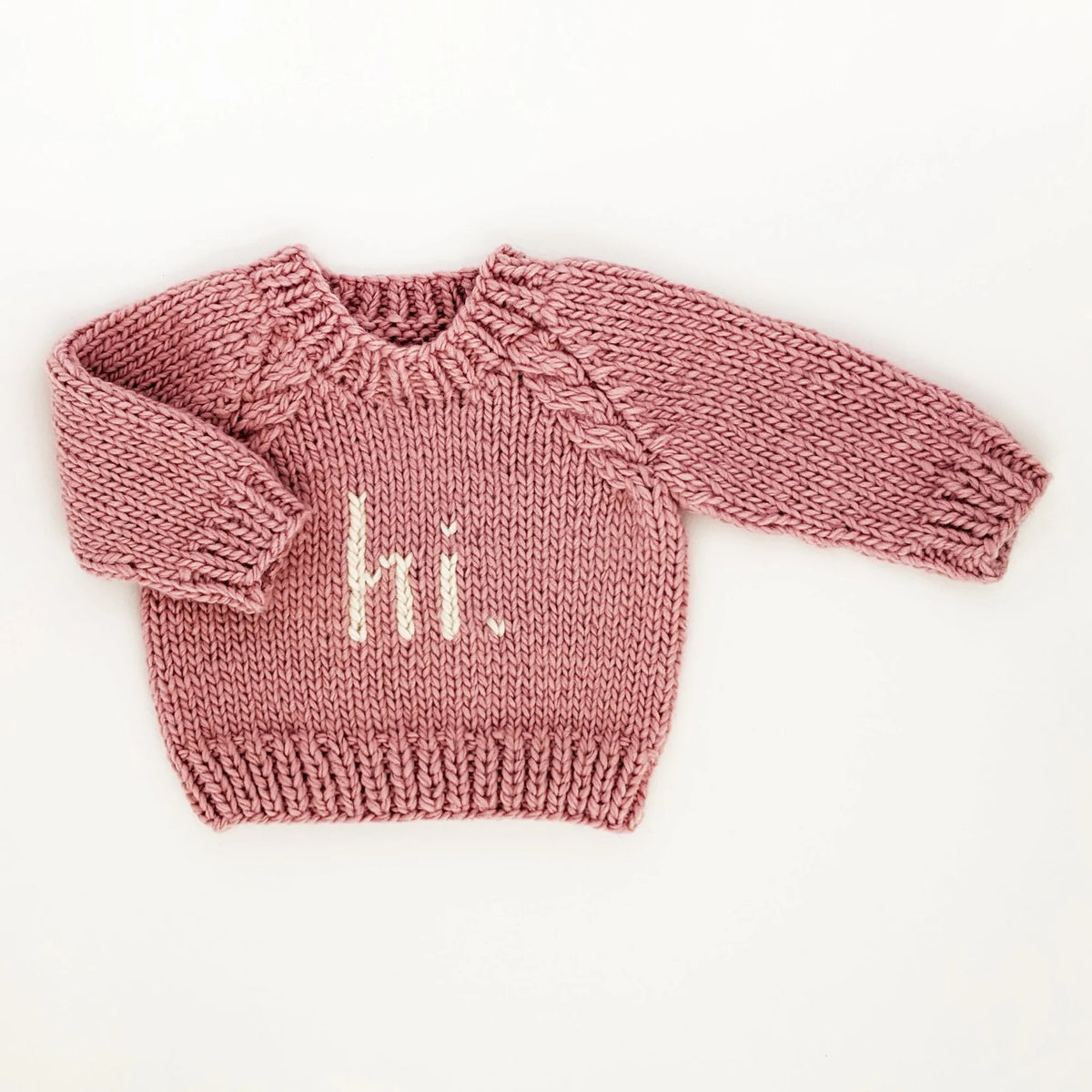 Huggalugs "hi" Crew Neck Sweaters