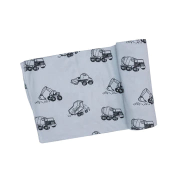 Angel Dear Earth Movers Swaddle Blanket