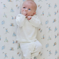 PETER RABBIT™ COTTON MUSLIN CRIB SHEETS