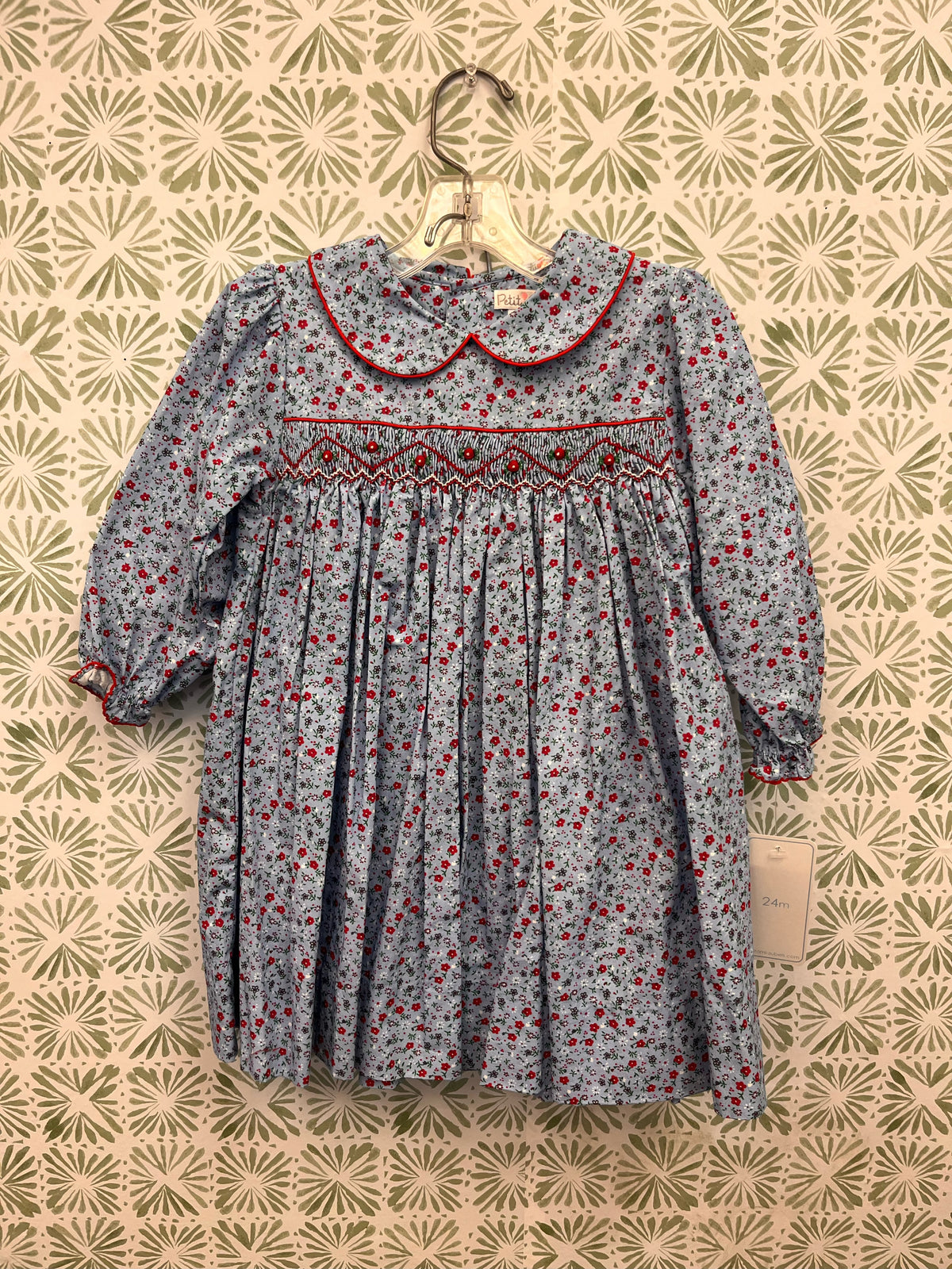 Petit Ami Floral Smock Dress