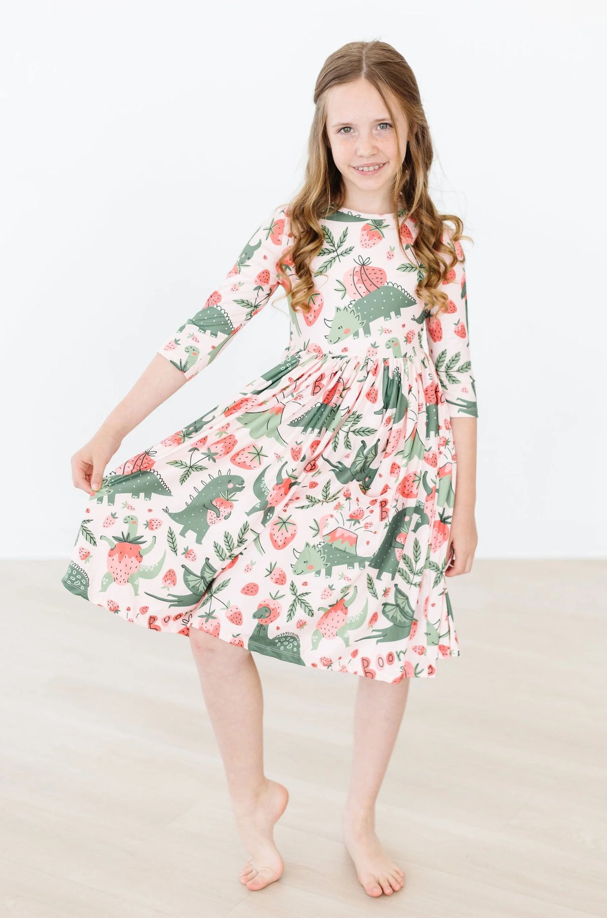 Mila & Rose Hear Me Roar Pocket Twirl Dress