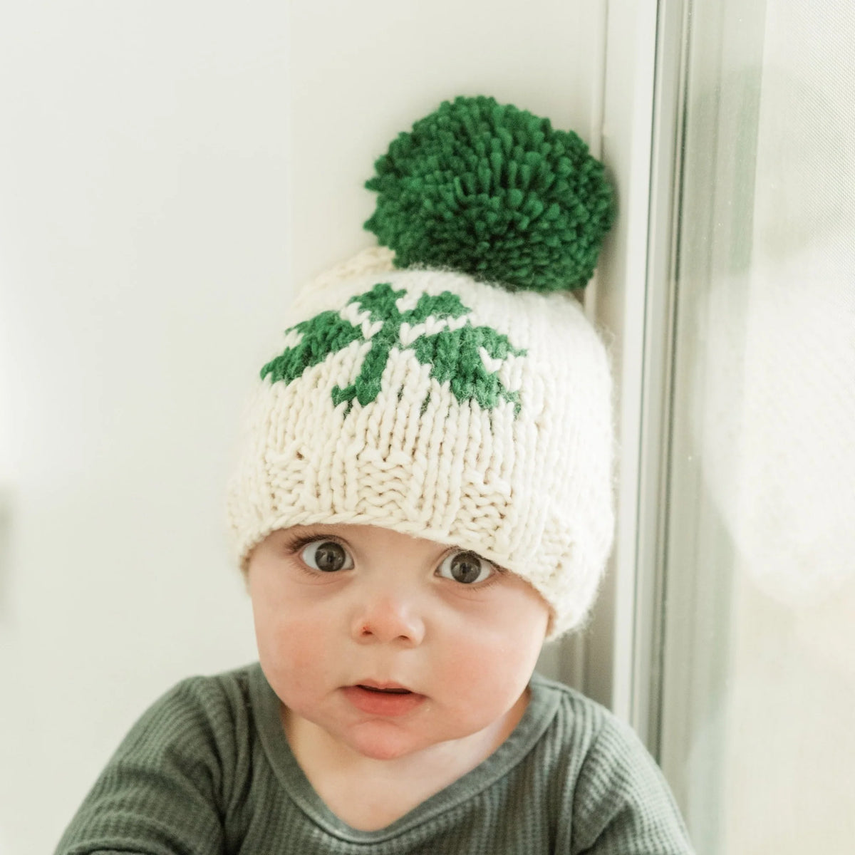 Huggalugs Shamrock Beanie Hat