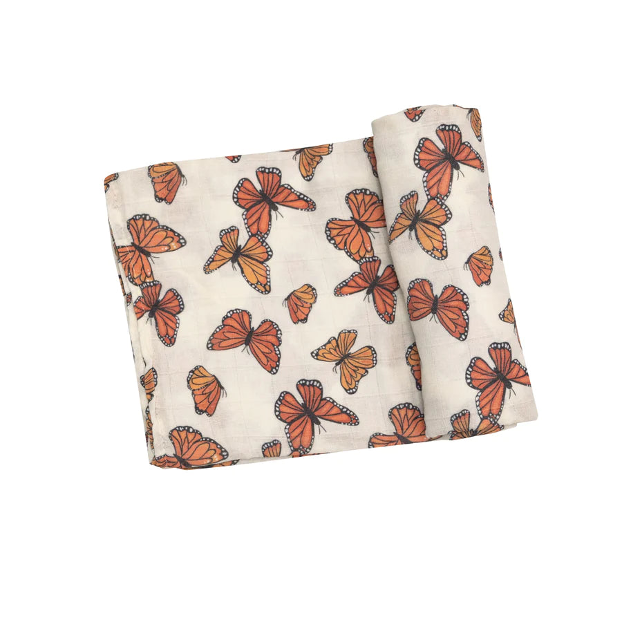 Angel Dear Swaddle Blanket Monarch Butterflies