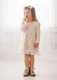 Mabel + Honey Nutcracker Embroidered Tulle Dress