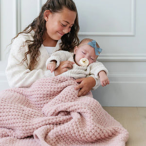 Saranoni Waffle Knit Recieving Blanket