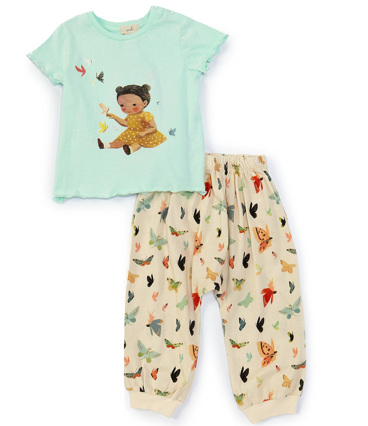 DREAM WORLD X PEEK BUTTERFLY PANT SET