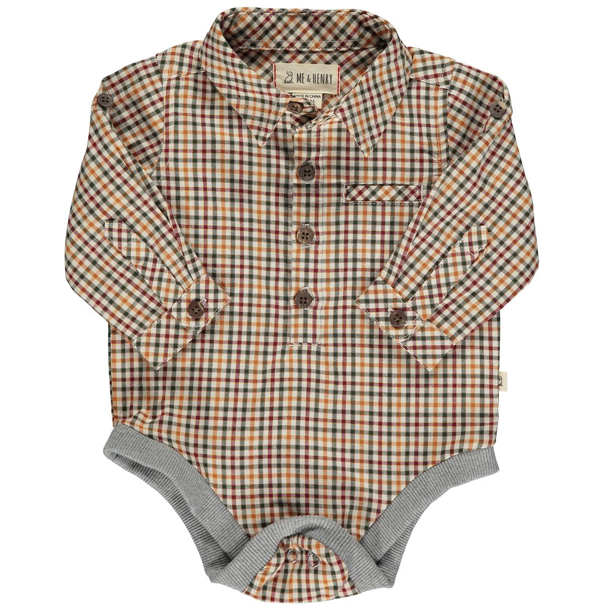 Me and Henry JASPER Woven onesie