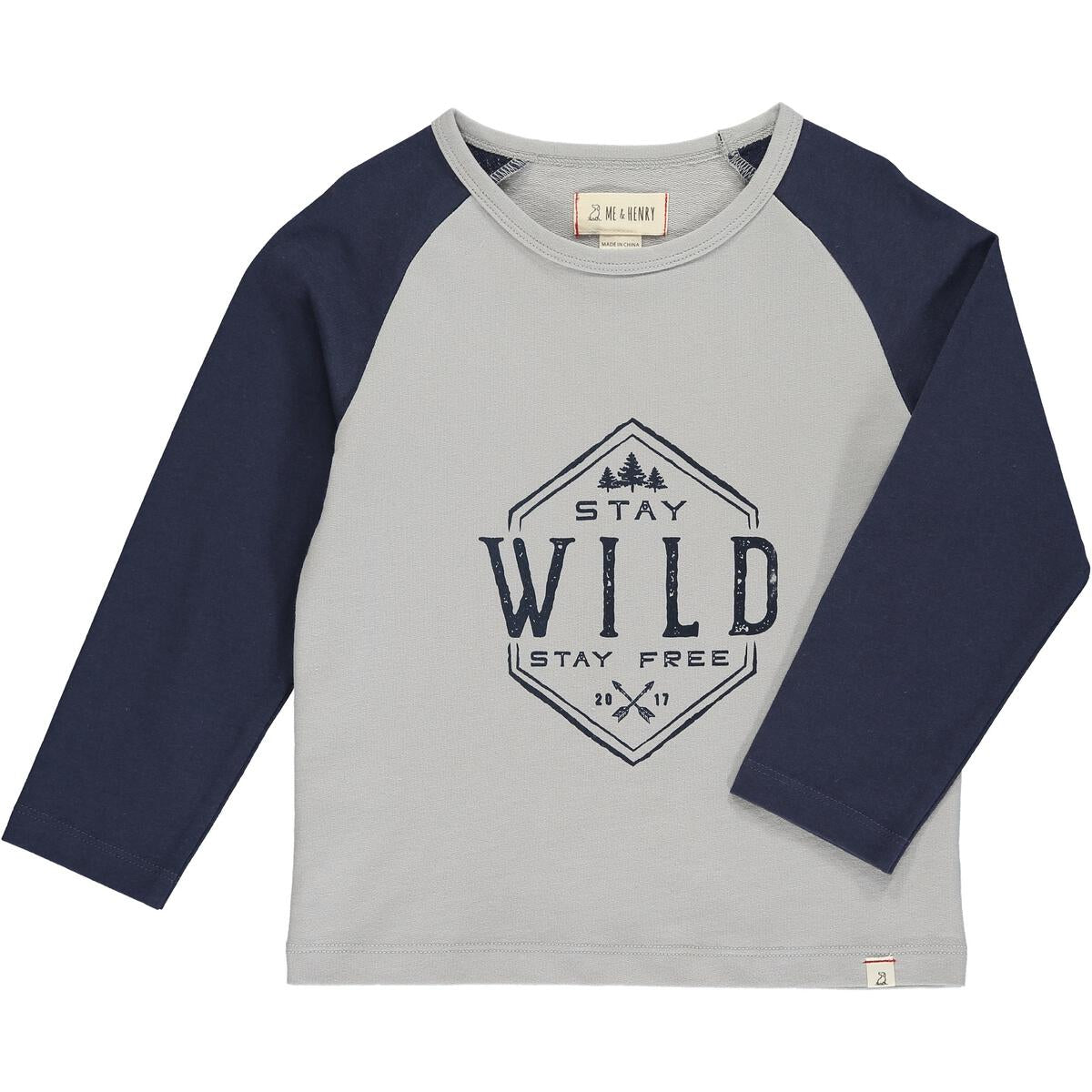 Me & Henry Raglan Printed Tee