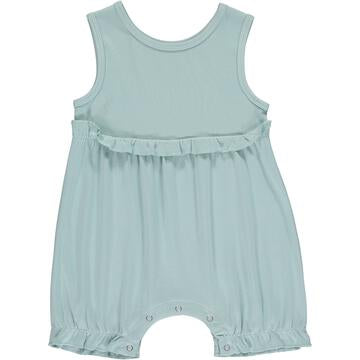 Tickety Boo Sea Green Ruffle Romper