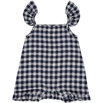 Vignette Valeria Bubble | Navy Plaid