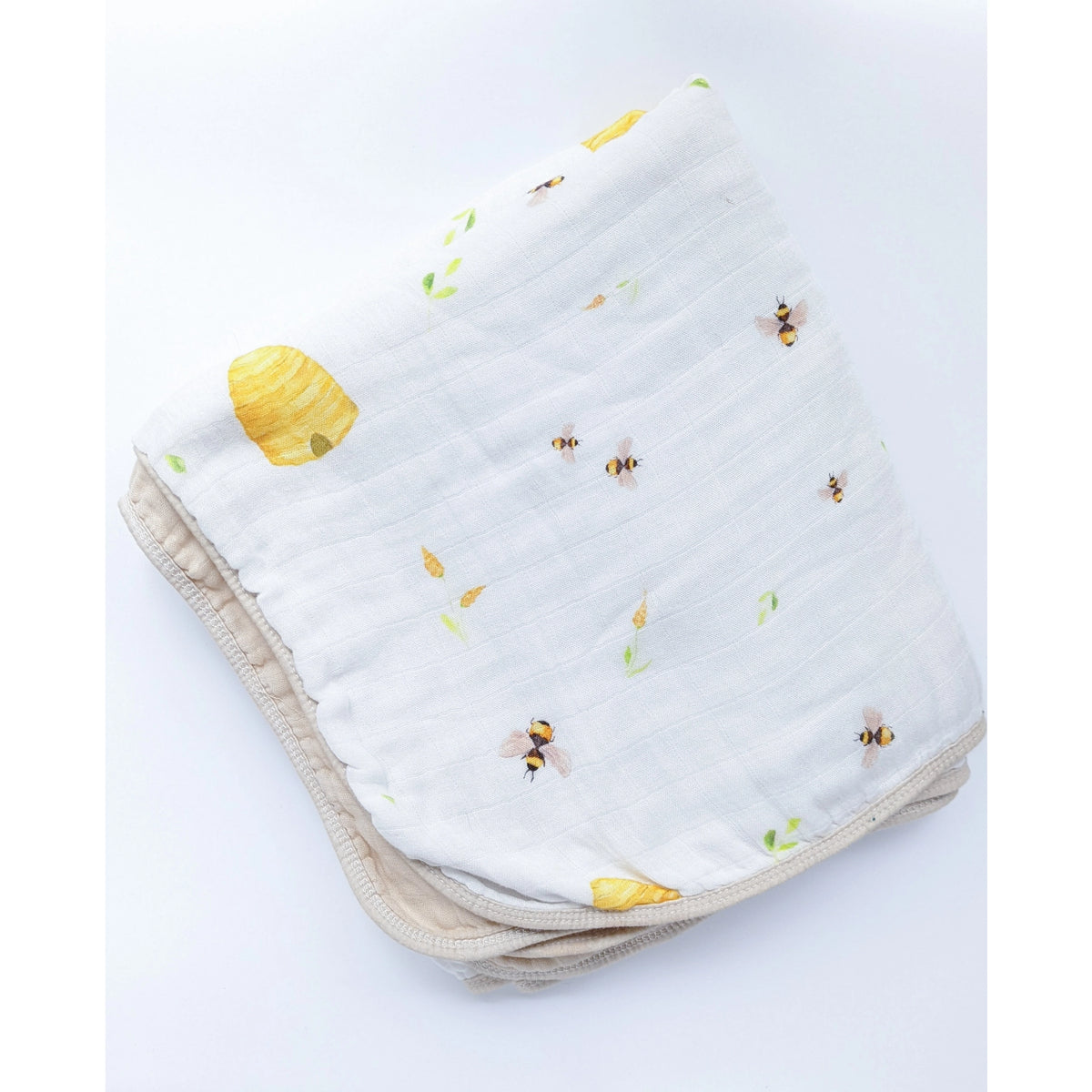 Emmy + Olly Busy Bees Muslin Quilt