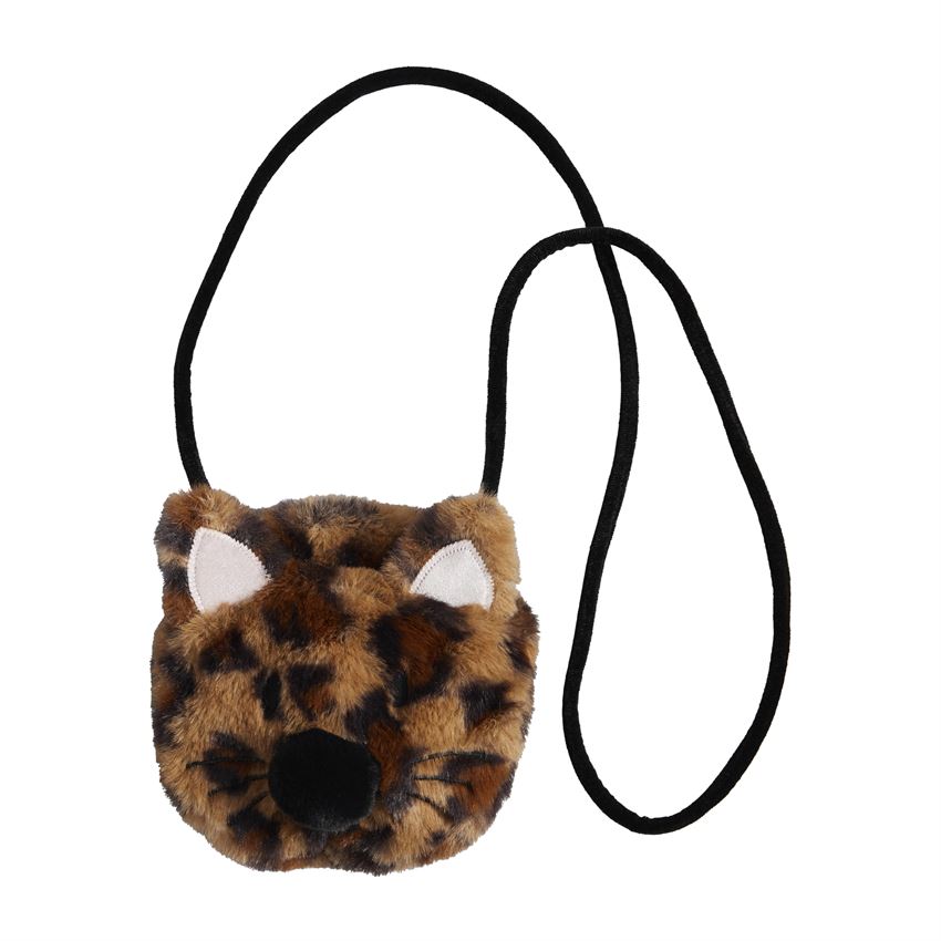 Mud Pie Leopard Cat Purse