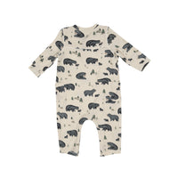 Angel Dear Black Bear Romper