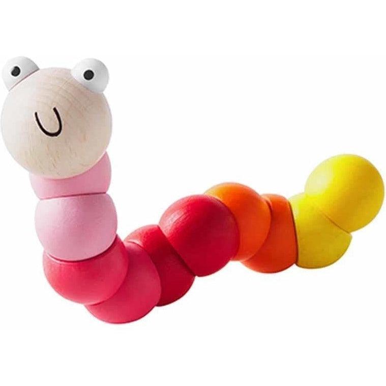 Mud Pie Pink Wooden Wiggly Worm