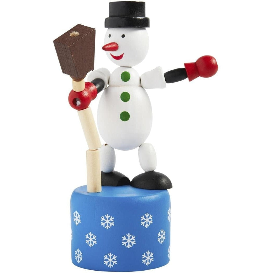 Mud Pie Snowman Collapsing Toy