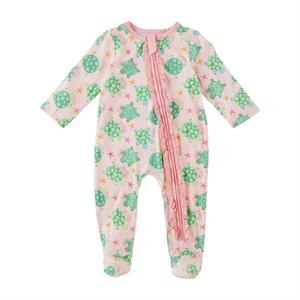 Mudpie  NEW PINK TURTLE BABY SLEEPER