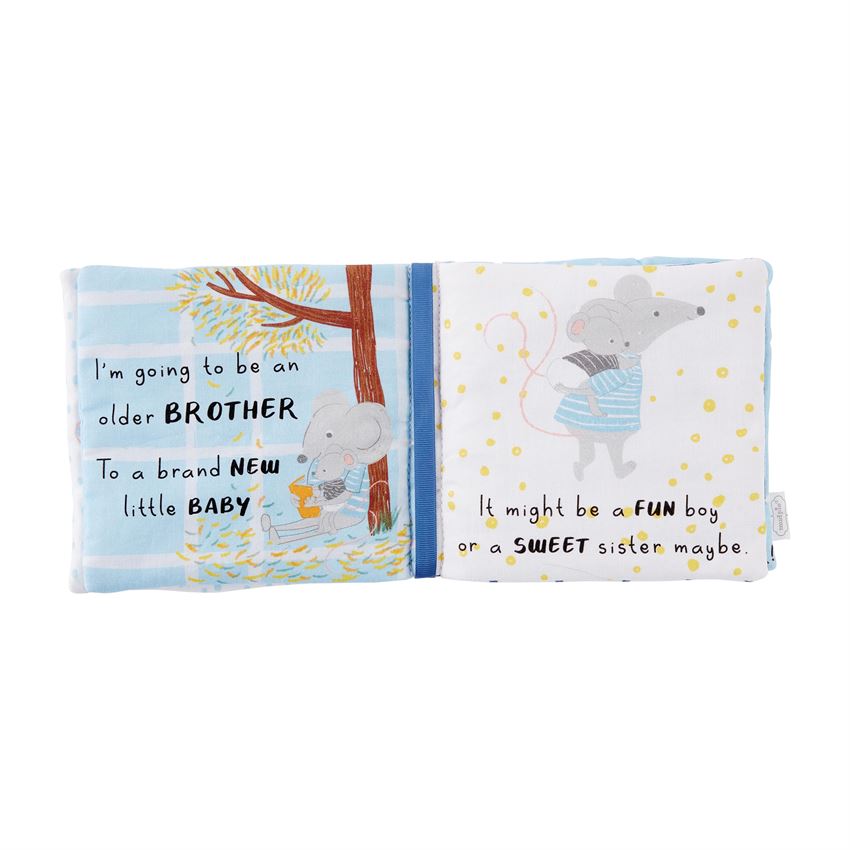 Mud Pie Big Brother Book & Pin Set