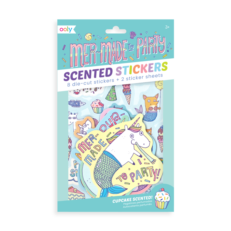 OOLY- mer-made to party scented stickers