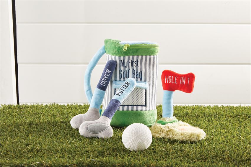 Mud Pie My Golf Bag Plush Set