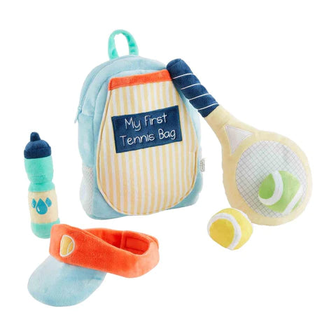 MUD PIE My First Tennis Bag Plush Set