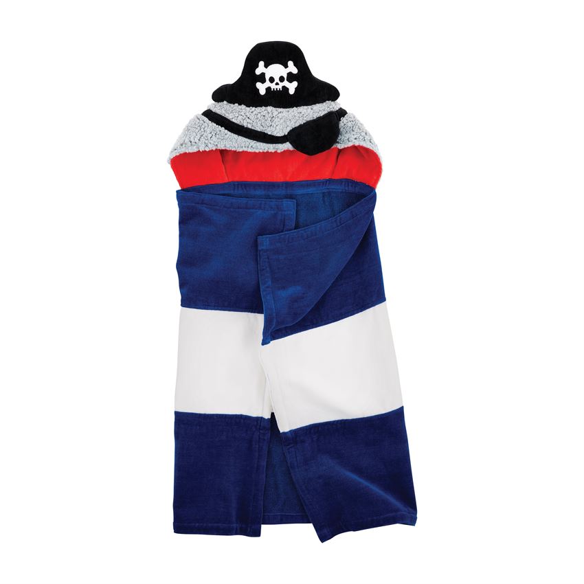 Mud Pie Baby Pirate Hooded Towel