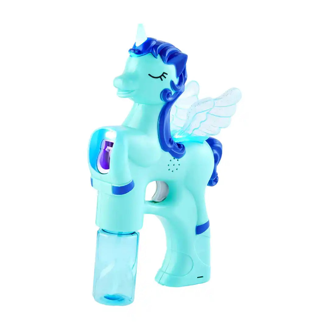 BLUE UNICORN BUBBLE MAKER