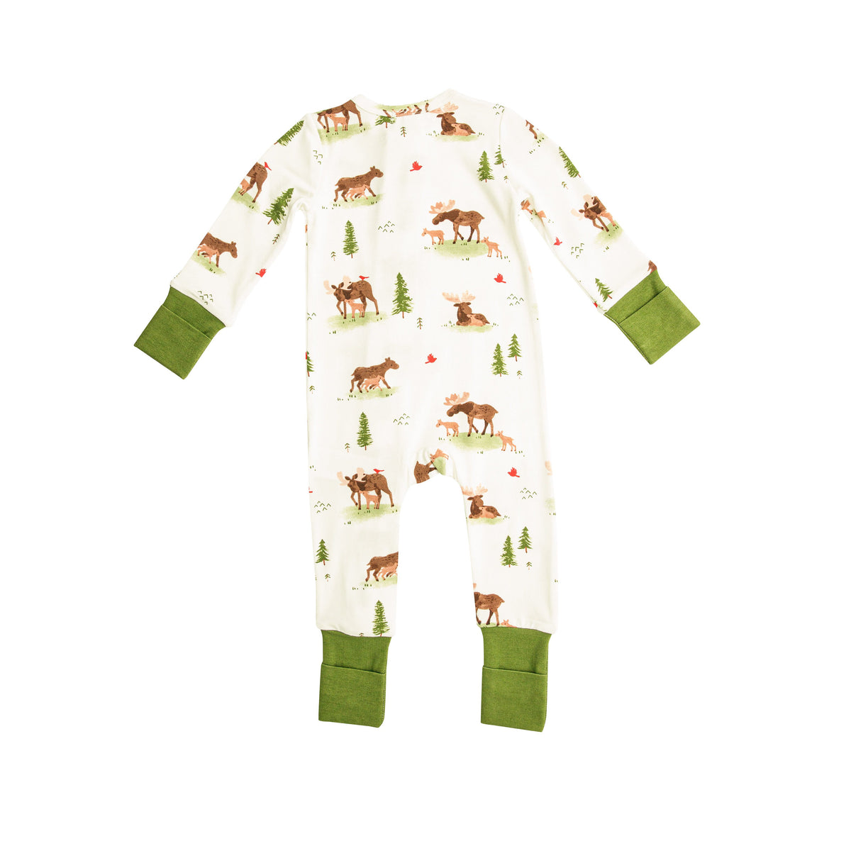 Angel Dear Moose 2-Way Zipper Romper