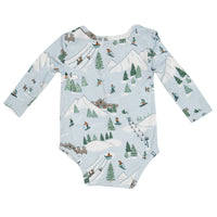 Angel Dear Winter Fun Skiing Bodysuit