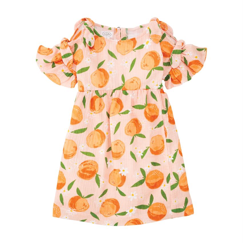 Mud Pie Orange Bow Dress