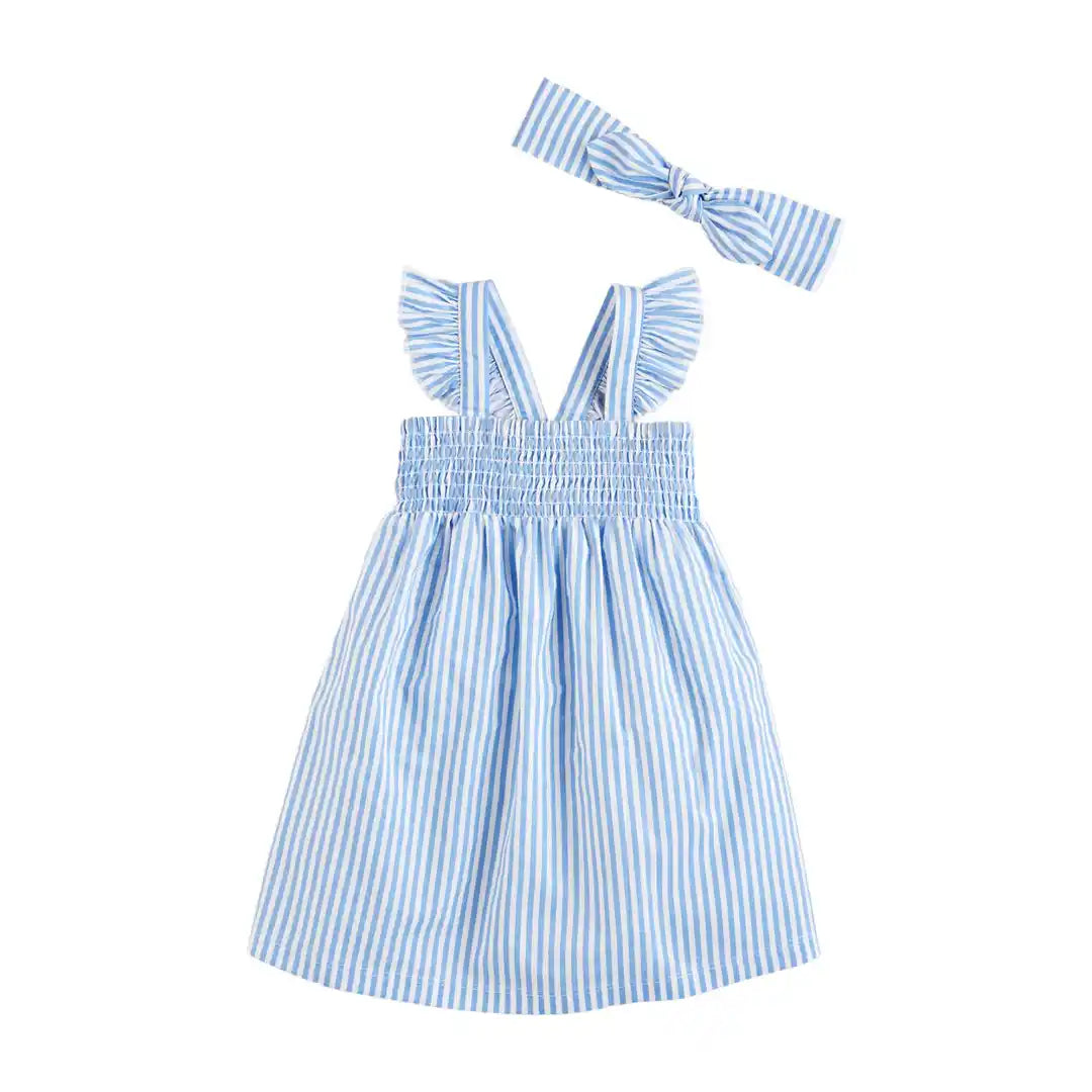 Mud Pie Girl's Smocked Sundress Set