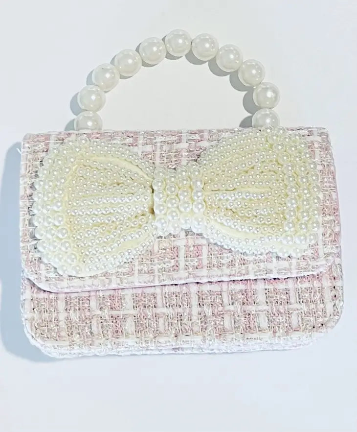 Sparkle Sisters Pearl Bow Bag