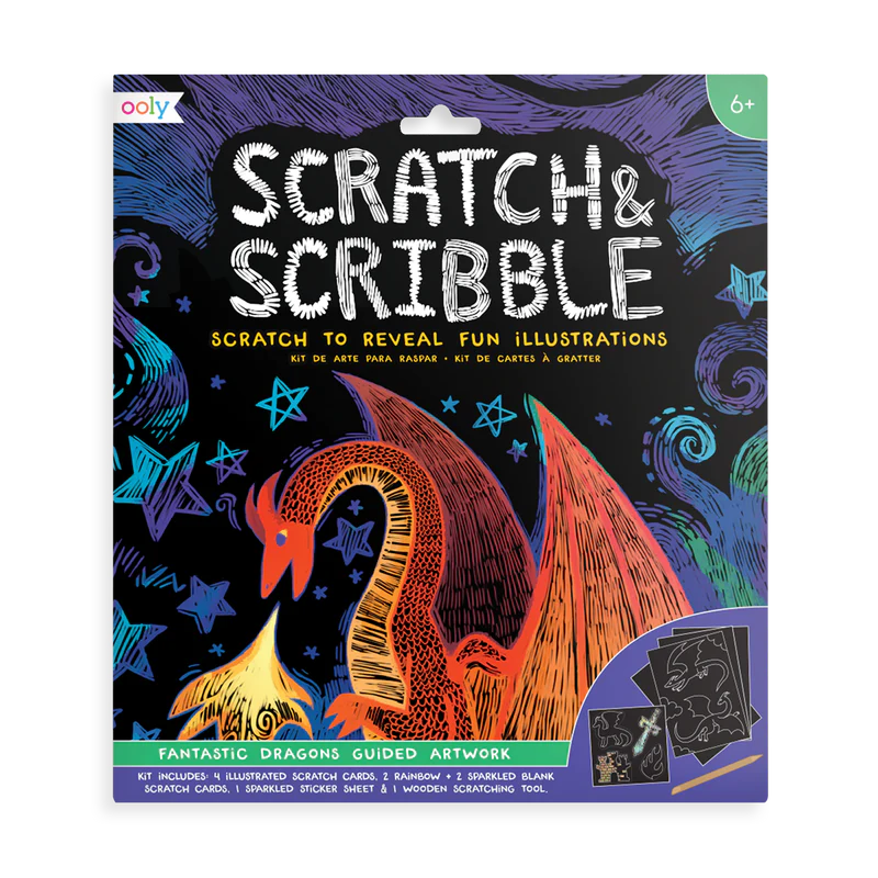 OOLY Scratch and Scribble Art Kit