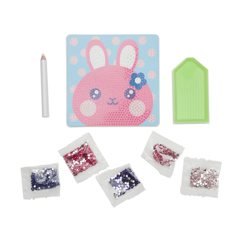 OOLY Razzle Dazzle D.I.Y. Mini Gem Art Kit | Bouncy Bunny