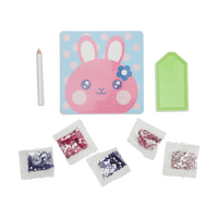 OOLY Razzle Dazzle D.I.Y. Mini Gem Art Kit | Bouncy Bunny