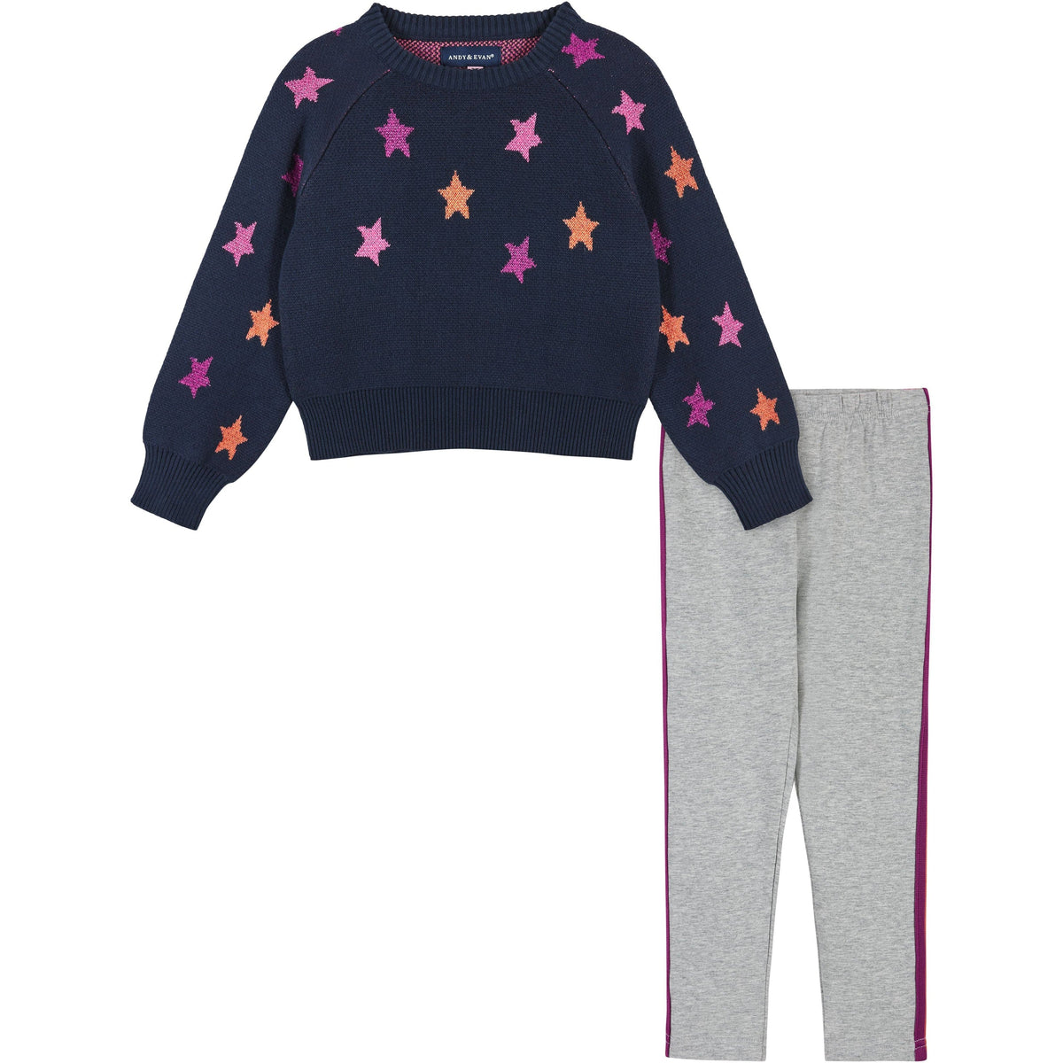 Andy & Evan Star Sweater Set