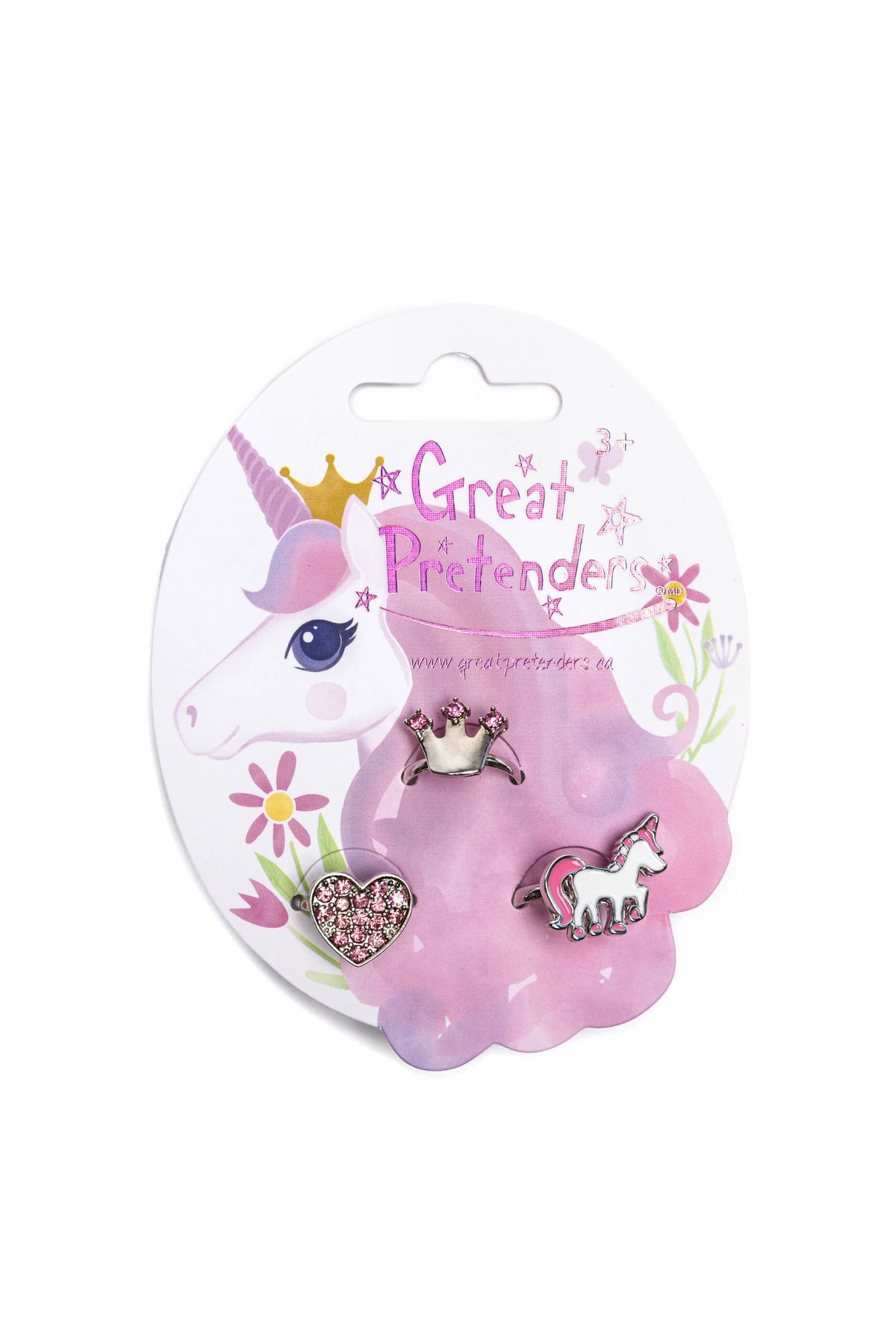 Great Pretenders Princess Ring Set 3pc