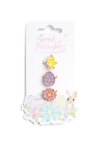 Great Pretenders Easter Egg Rings 3pc set