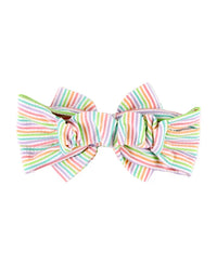 Ruffle Butts -Seersucker Swim Bow Headband