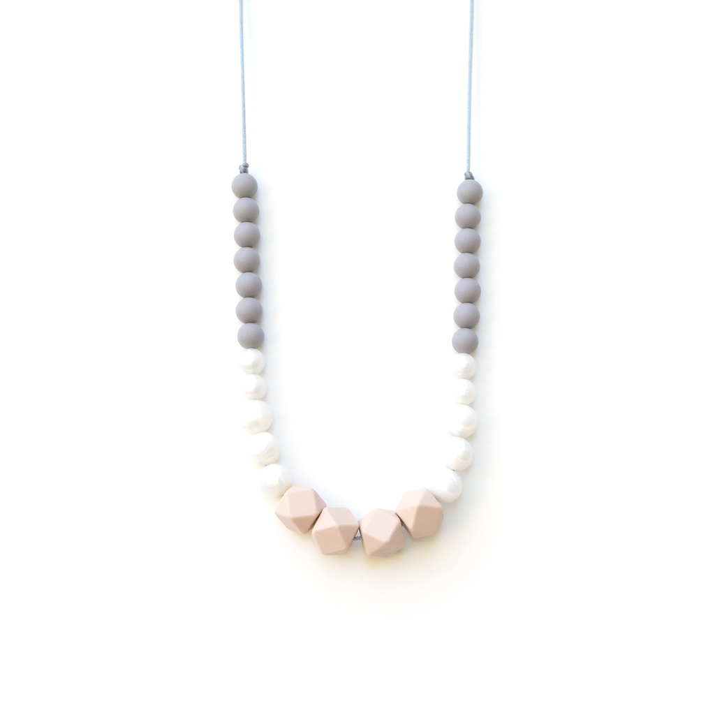 Loulou Lollipop Geo Statement Silicone Teething Necklace