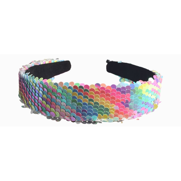 Lily & Momo Sequin Headband - Jelly Bean