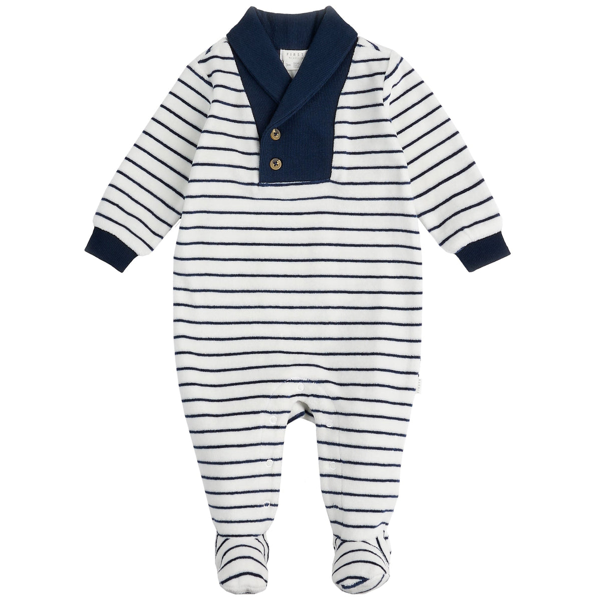 Petit Lem Baby Sleeper Knit | Navy